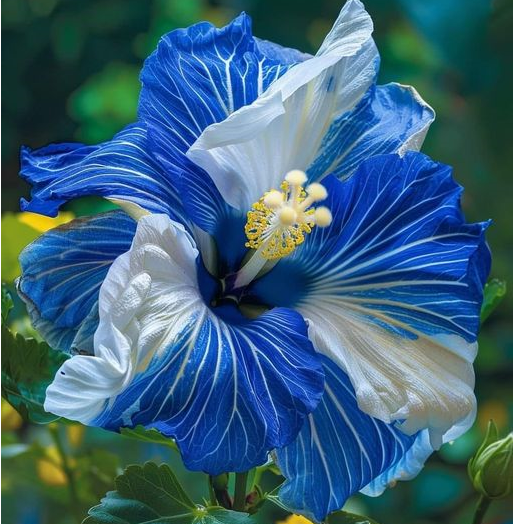 Rare Blue & White Hibiscus Seeds