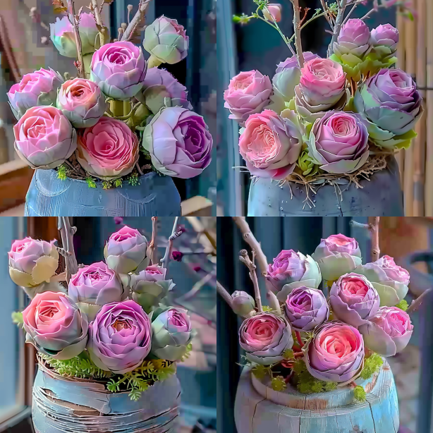 Mountain Rose Succulent Plant