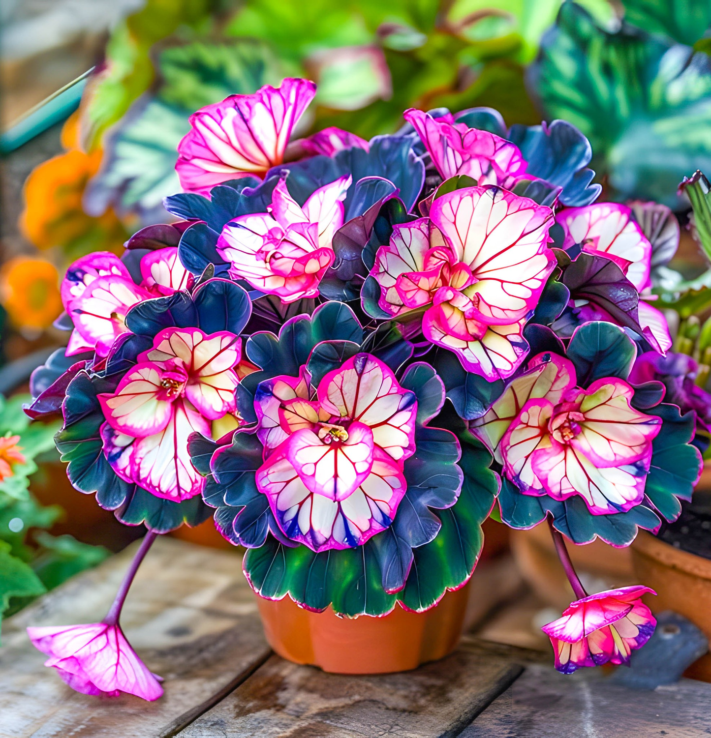 Begonia Rex 'Pink Neon'