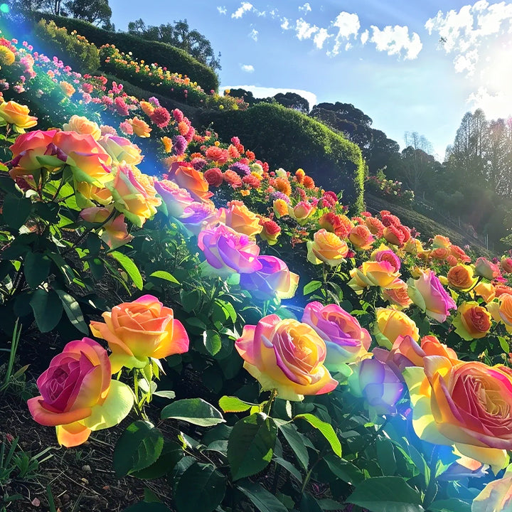 Colorful Roses - Flowers of Good Luck