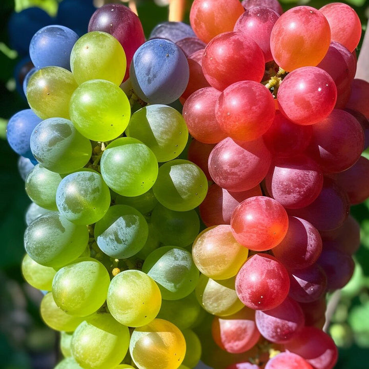 50 Seeds New Rare Rainbow Hybrid Grape Organic