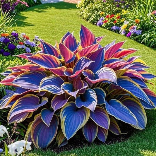 800pcs  Hosta New Variety Colorful Seeds – Rare Rainbow Foliage Perennials for Designer Shade Gardens