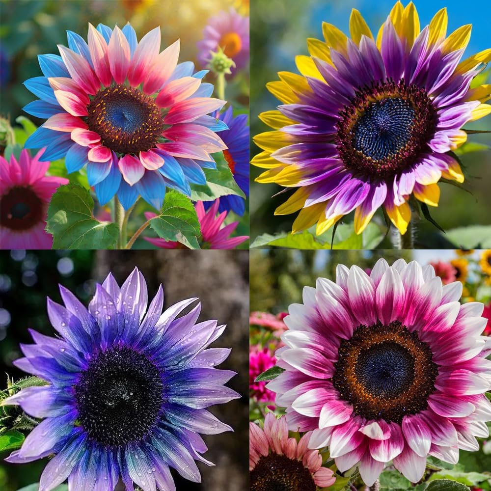 🌻50+ Mixed Color Sunflowers