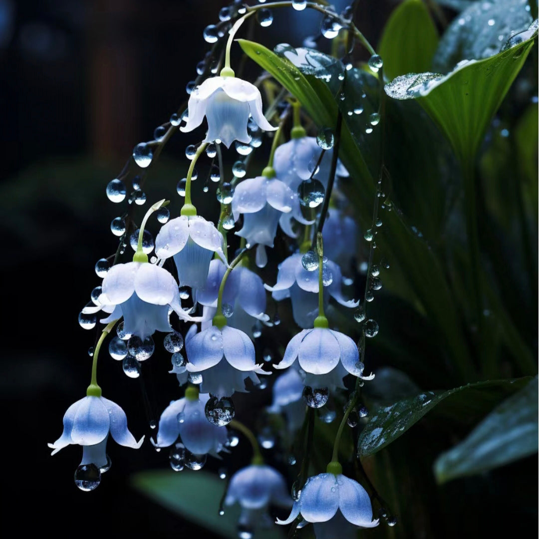 Blue lily of the valley-Symbol of gratitude and everlasting love