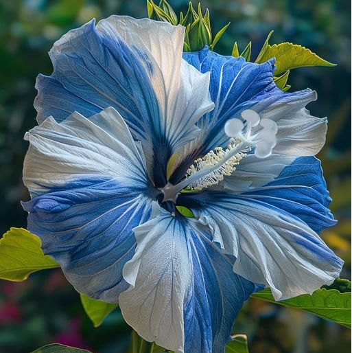 Rare Blue & White Hibiscus Seeds