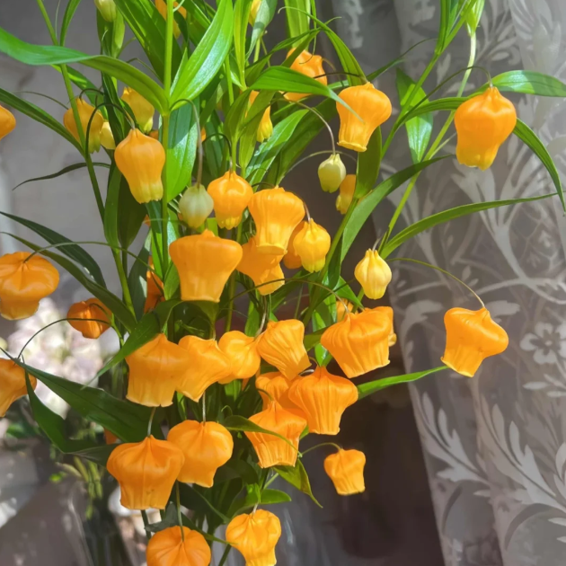 💐Lantern Lily—Christmas Wind Chimes—Christmas Bells—Home Bonsai