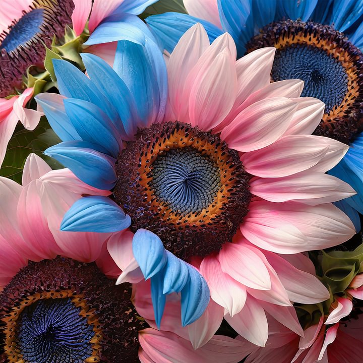 🌻50+ Mixed Color Sunflowers