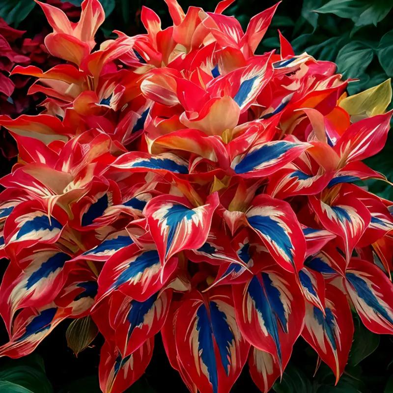 800pcs Mixed Color Hosta Seeds – Vibrant Shade-Loving Foliage for Stunning Ground Cover