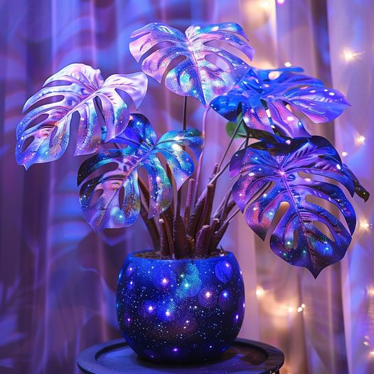 🌿 Cosmic Monstera