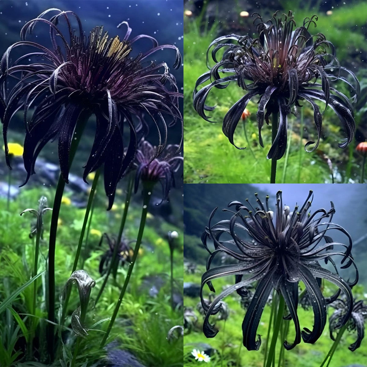 🖤Black Spider Lily
