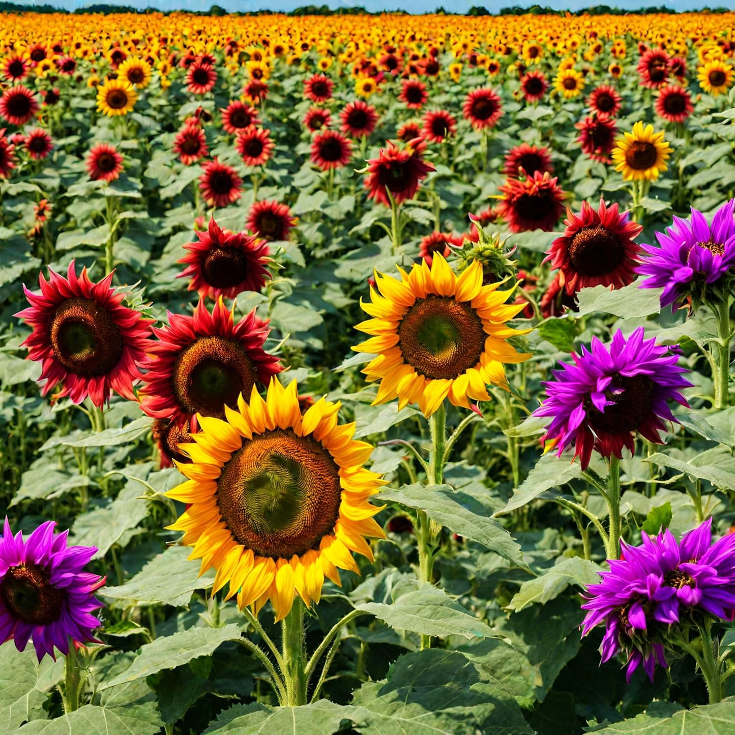 🌻50+ Mixed Color Sunflowers
